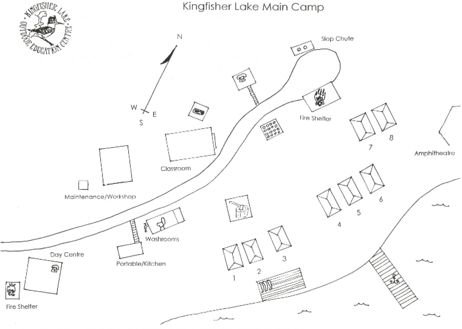 Kingfisher Lake Site Map